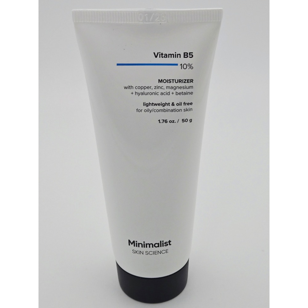 Minimalist Vitamin B5 10% Moisturizer 1.76oz Oil Free Face Cream for Oily Skin